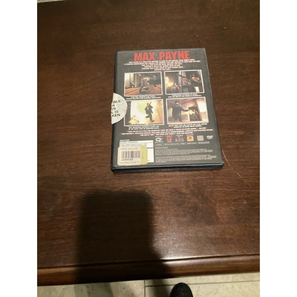 Max Payne (Sony PlayStation 2, 2001)